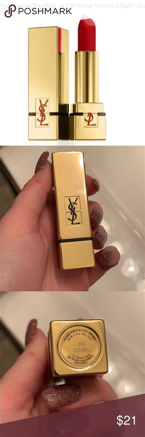 ysl 204 rouge scandal swatch|Yves Saint Laurent .